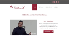 Desktop Screenshot of flowlife.de